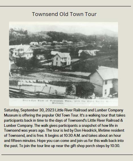Townsend Old Town Tour