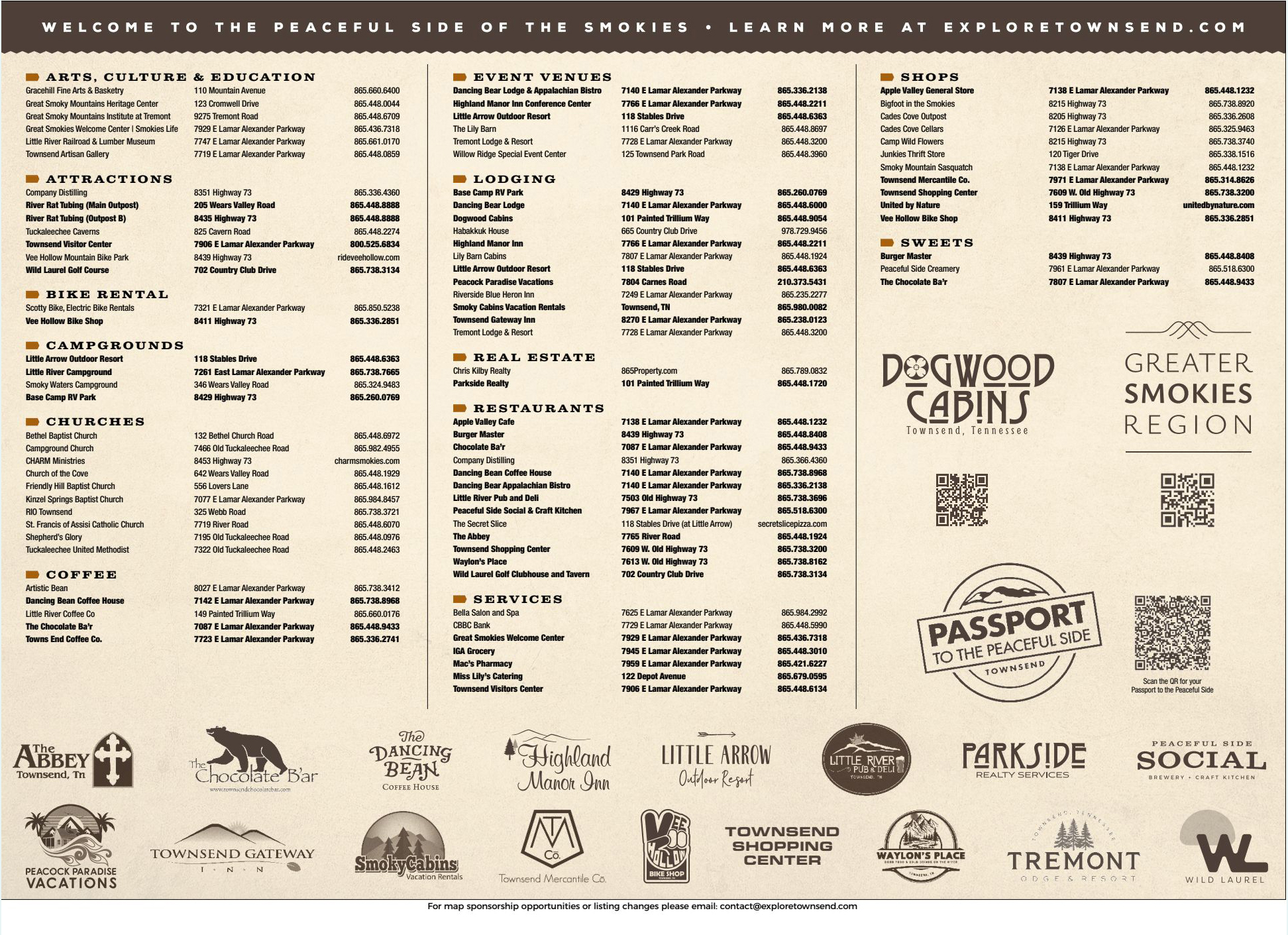 Explore Townsend Tennessee Map Back