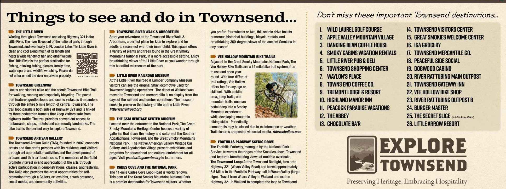 Explore Townsend Tennessee Map Back